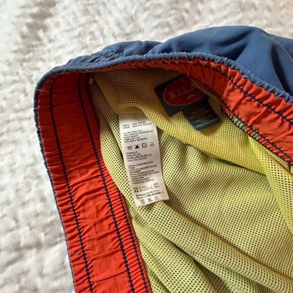 Tommy Bahama Relax style 5" Cargo Swim Short Men's size XL Blue - Picture 8 of 11